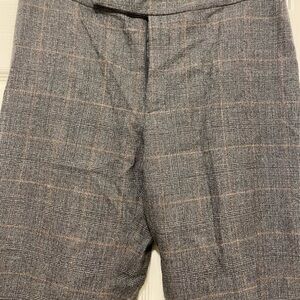 Banana Republic Gray Plaid Boot Cut Pants